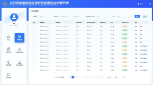 中文简洁安数据申报管理系统后台pc端ui设计