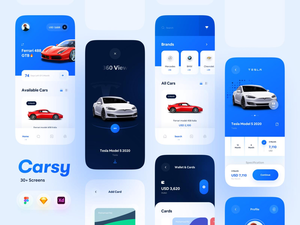 新能源汽车app ui设计