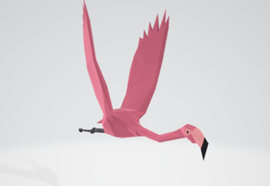 三维火烈鸟
