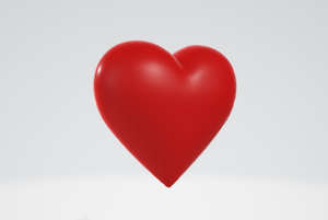 三维跳动的红心