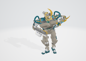 三维变形机器人机甲