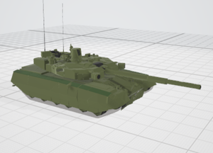 t90三维坦克模型