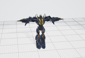 三维机器人变形金刚模型