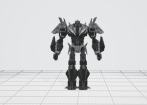三维机器人变形金刚模型