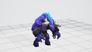 三维会动攻击的怪兽模型