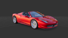 三维法拉利跑车模型